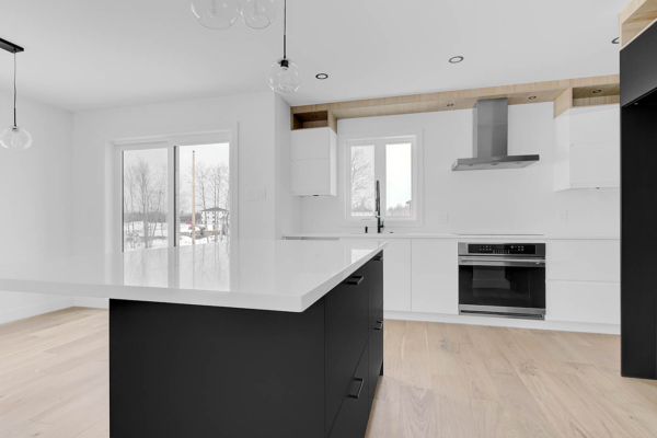 Cuisine - Comptoir blanc