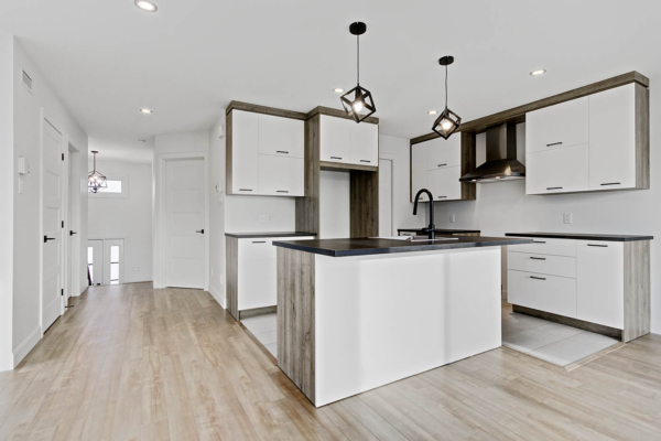 Cuisine en L - Blanc