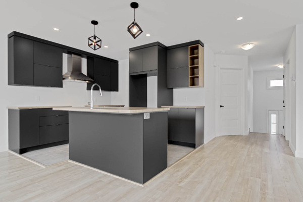 Cuisine en L - Noire